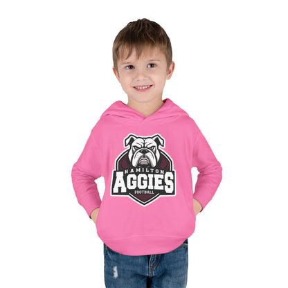 Toddler Hoodie Sweatshirt \ Hamilton Aggies Football \ HAF2