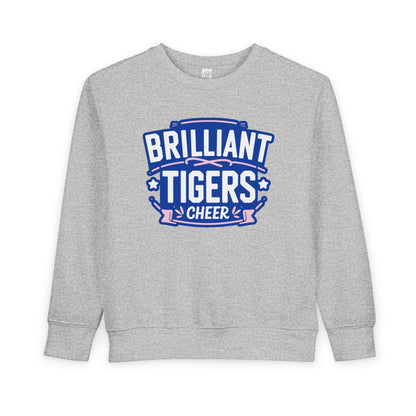 Toddler Crewneck Sweatshirt \ Brilliant Tigers Cheer \ BTC2