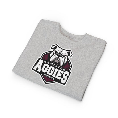 Toddler Crewneck Sweatshirt \ Hamilton Aggies Football \ HAF2