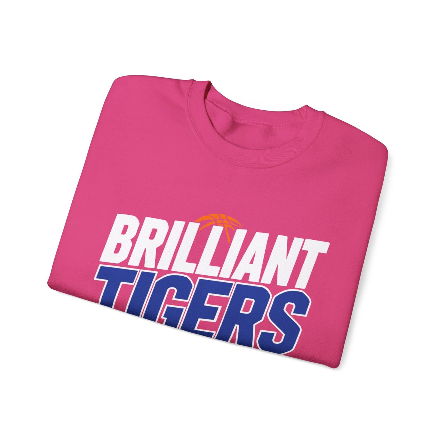 Adult Crewneck Sweatshirt \ Brilliant Tigers Basketball \ BTBK1