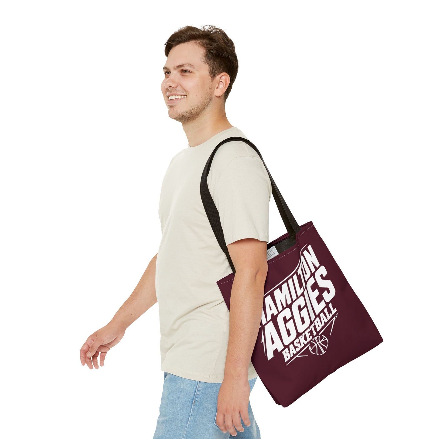 Tote Bag \ Hamilton Aggies Basketball \ HABK2