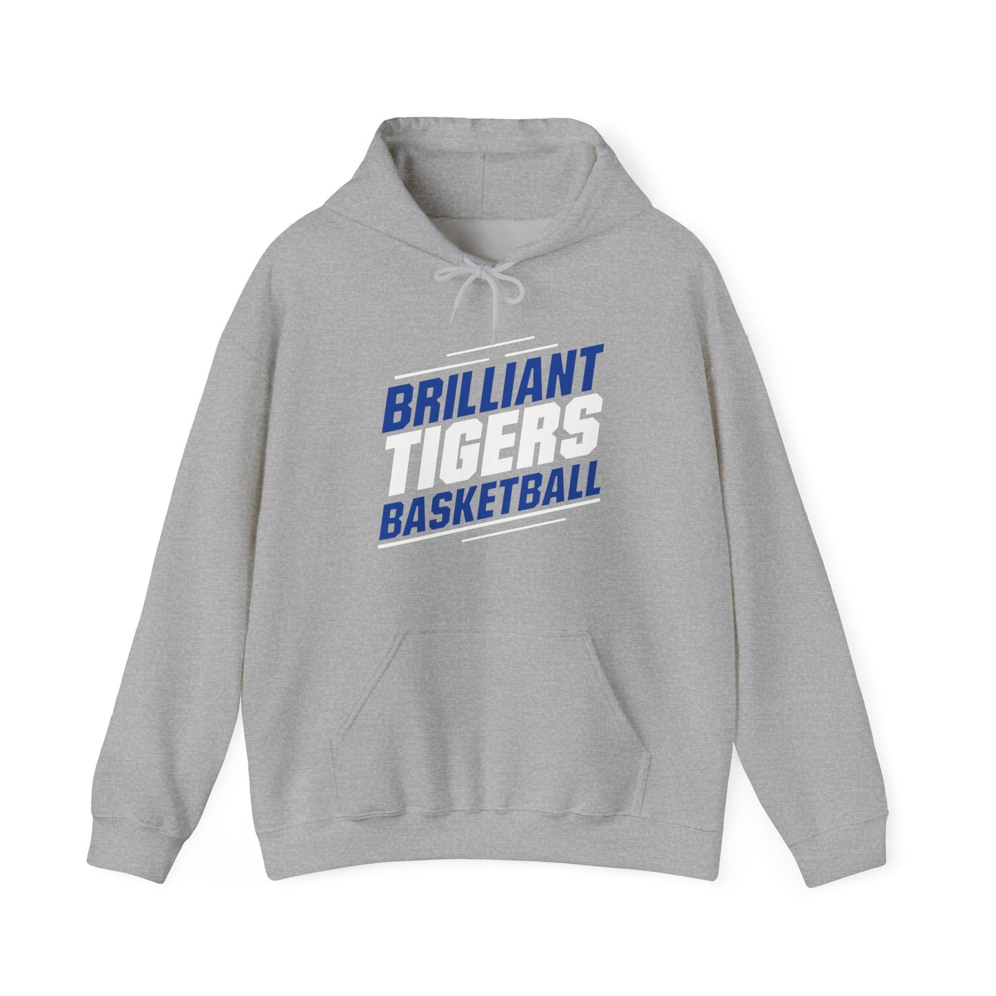 Adult Hoodie Sweatshirt \ Brilliant Tigers Basketball \ BTBK2