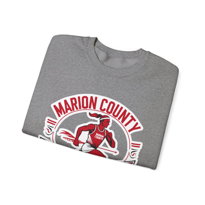 Adult Crewneck Sweatshirt \ Marion County Red Raiders Cross-Country \ MCCC2