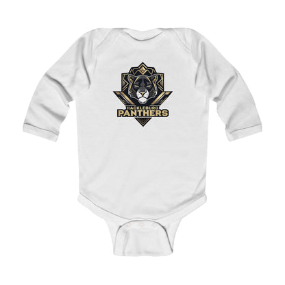 Long Sleeve Baby Bodysuit \ Hackleburg Panthers \ HP1
