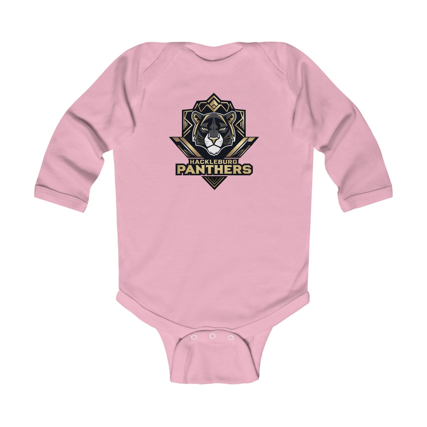 Long Sleeve Baby Bodysuit \ Hackleburg Panthers \ HP1
