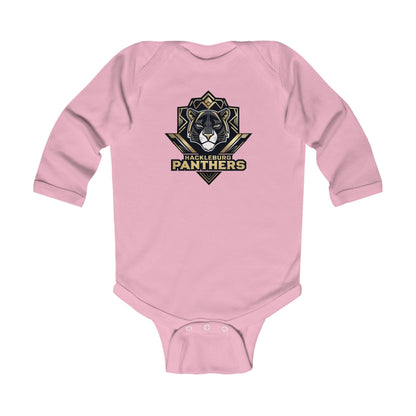 Long Sleeve Baby Bodysuit \ Hackleburg Panthers \ HP1