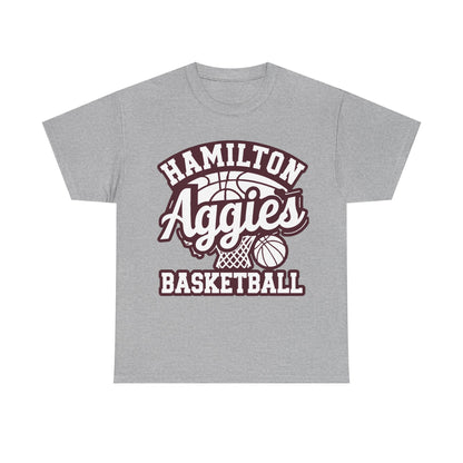 Adult Tee \ Hamilton Aggies Basketball \ HABBG1