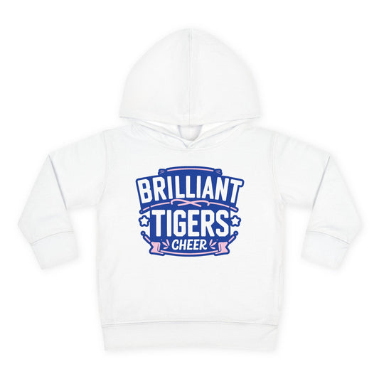 Toddler Hoodie Sweatshirt \ Brilliant Tigers Cheer \ BTC2