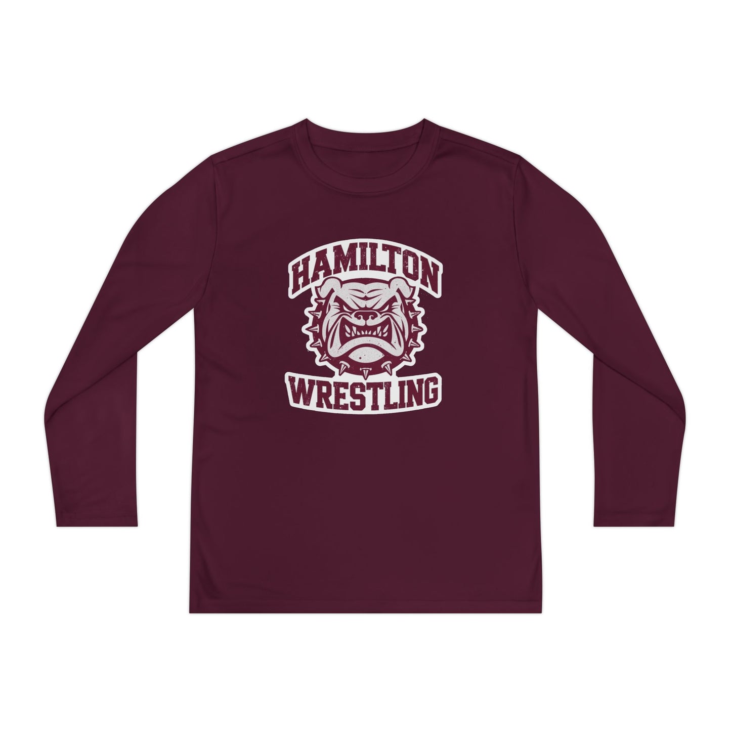 Youth Long Sleeve Tee \ Hamilton Aggies Wrestling \ HAW2