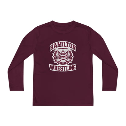Youth Long Sleeve Tee \ Hamilton Aggies Wrestling \ HAW2