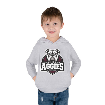 Toddler Hoodie Sweatshirt \ Hamilton Aggies Football \ HAF2