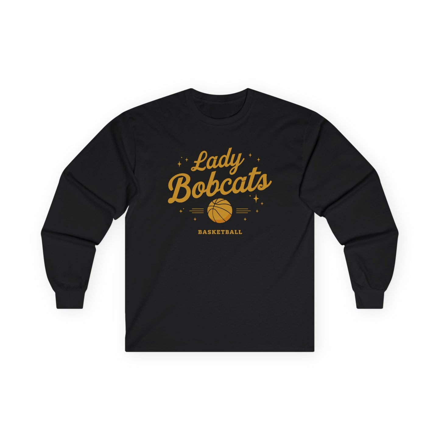 Adult Long Sleeve Tee \ Phil Campbell Bobcats Basketball \ PCBBKG2