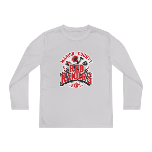 Youth Long Sleeve Shirt \ Marion County Red Raiders Band \ MCB2