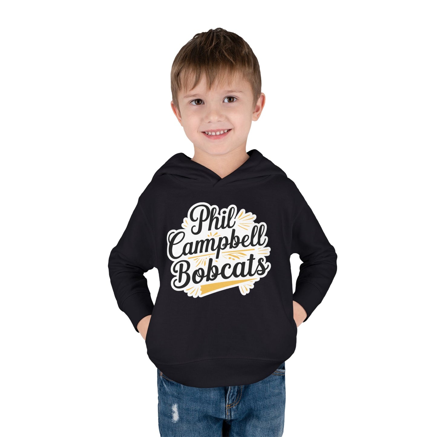 Toddler Hoodie Sweatshirt \ Phil Campbell Bobcats \ PCBG2