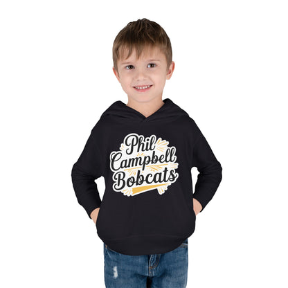 Toddler Hoodie Sweatshirt \ Phil Campbell Bobcats \ PCBG2