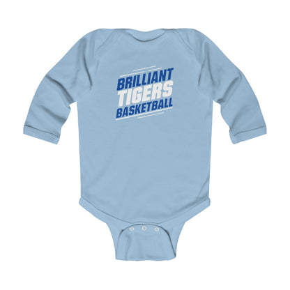 Long Sleeve Baby Bodysuit \ Brilliant Tigers Basketball \ BTBK2