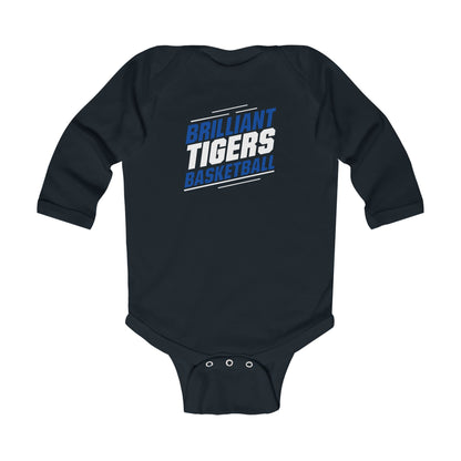 Long Sleeve Baby Bodysuit \ Brilliant Tigers Basketball \ BTBK2
