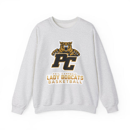 Adult Crewneck Sweatshirt \ Phil Campbell Bobcats Basketball \ PCBBKG1