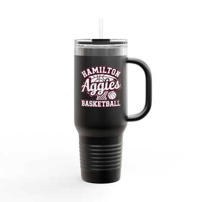 40oz Insulated Tumbler \ Hamilton Aggies Basketball \ HABBG1