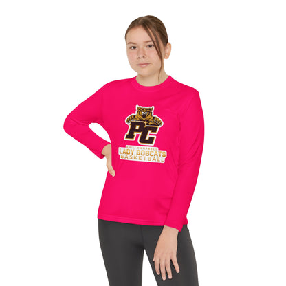 Youth Long Sleeve Tee \ Phil Campbell Bobcats Basketball \ PCBBKG1