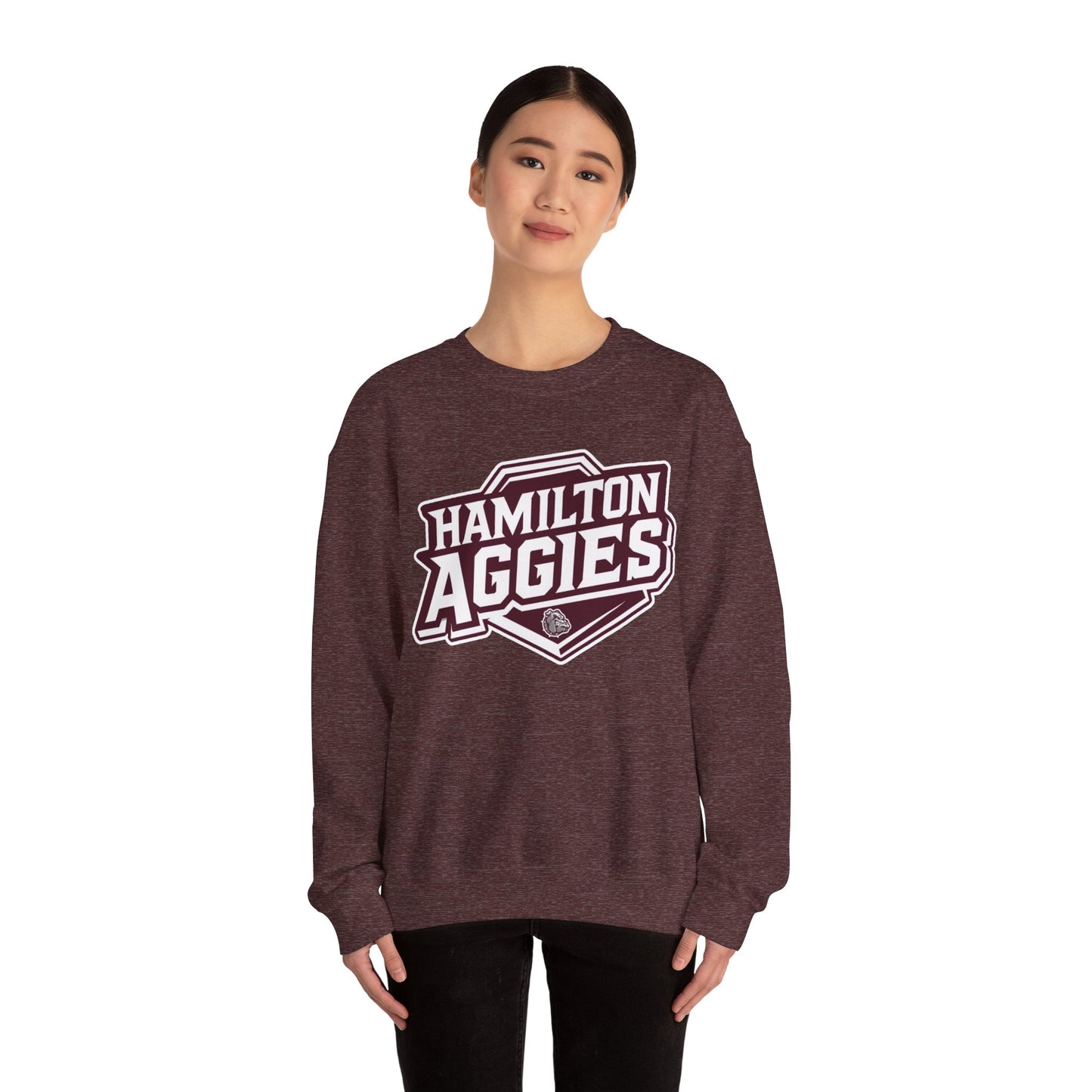 Adult Crewneck Sweatshirt \ Hamilton Aggies \ HA1