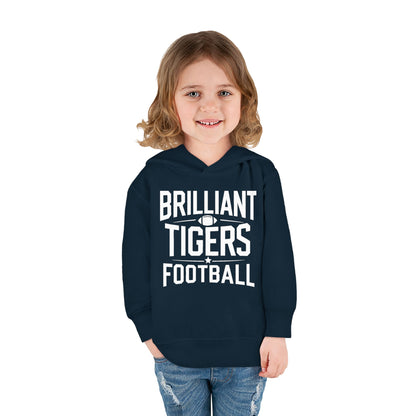 Toddler Hoodie Sweatshirt \ Brilliant Tigers Football \ BTF1