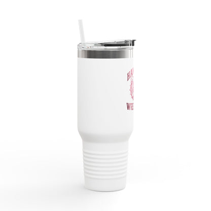 40oz Insulated Tumbler \ Hamilton Aggies Wrestling \ HAW2
