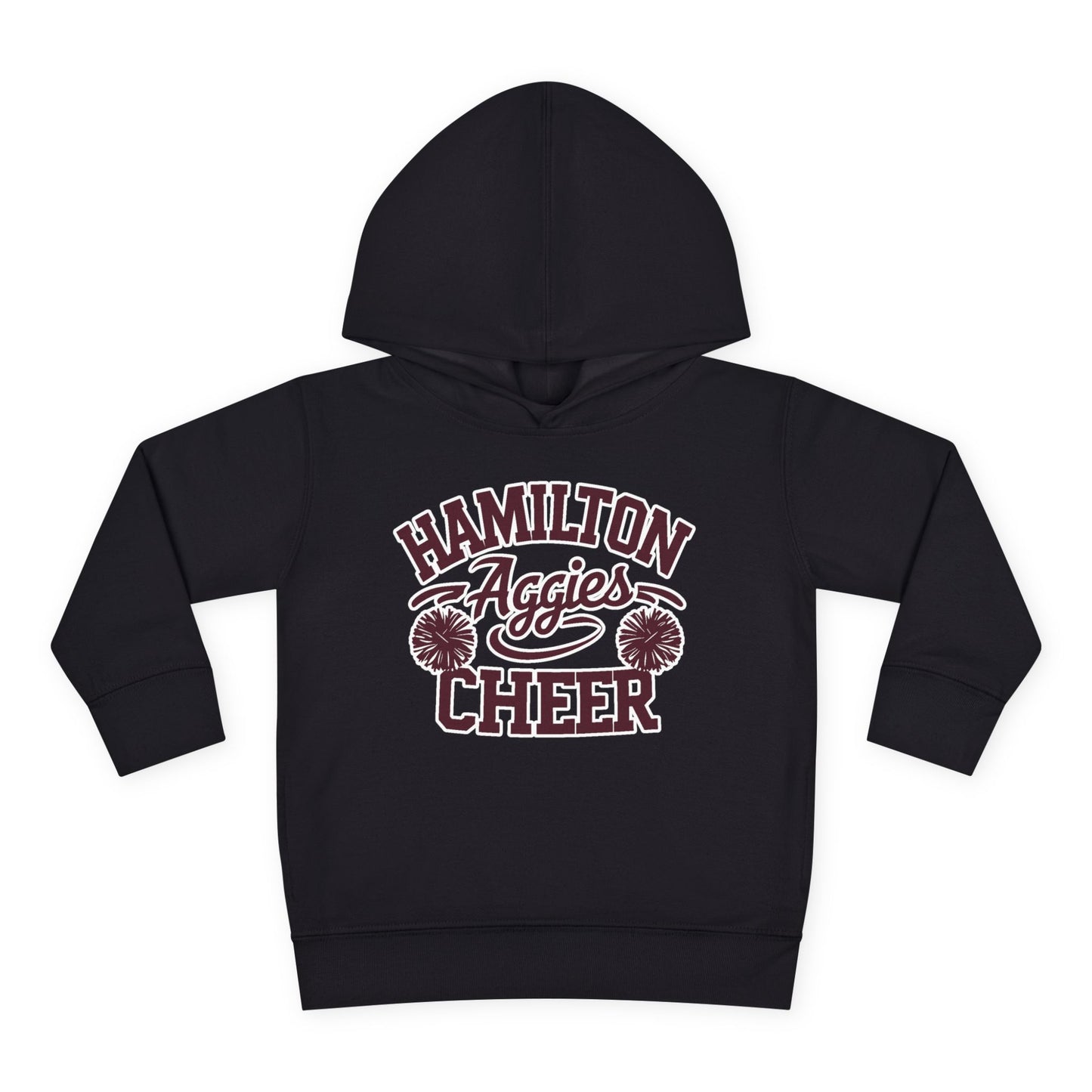 Toddler Hoodie Sweatshirt \ Hamilton Aggies Cheer \ Style HAC2