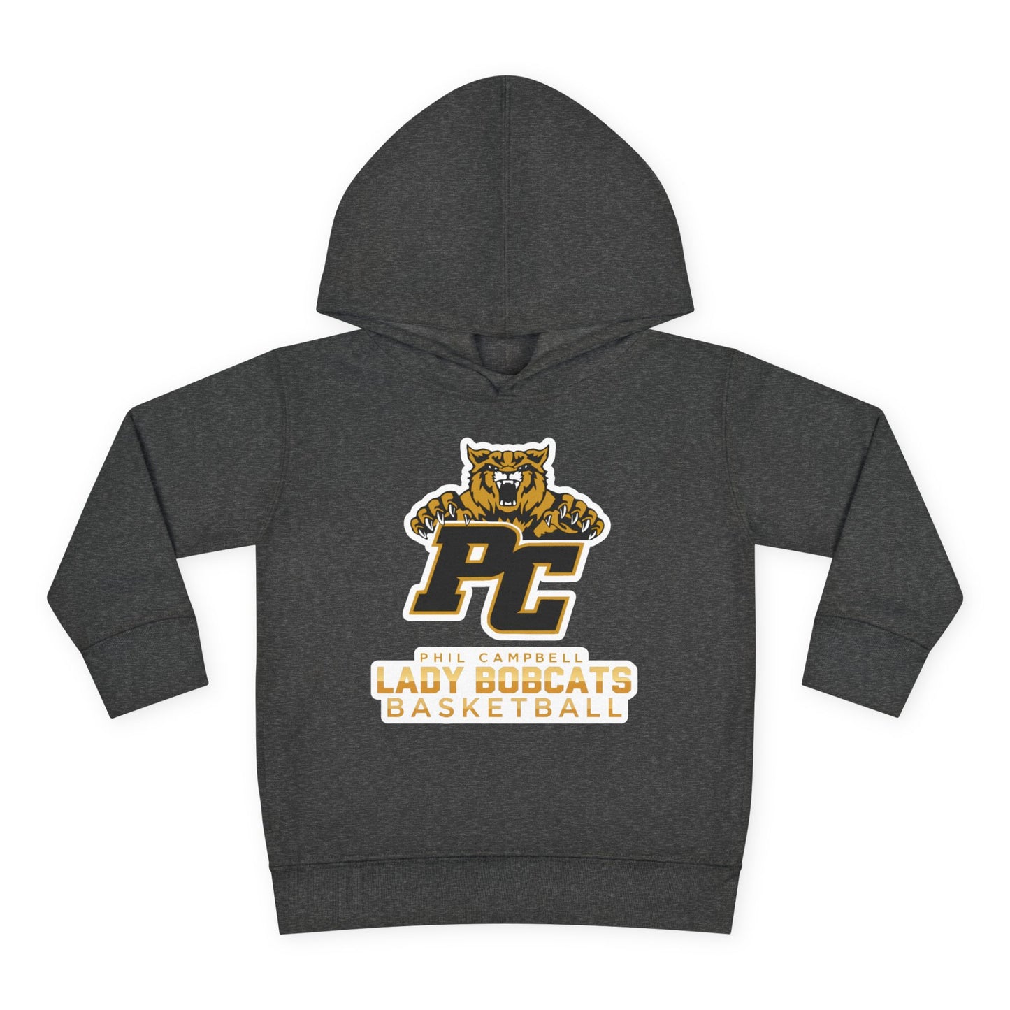 Toddler Hoodie Sweatshirt \ Phil Campbell Bobcats Basketball \ PCBBKG1