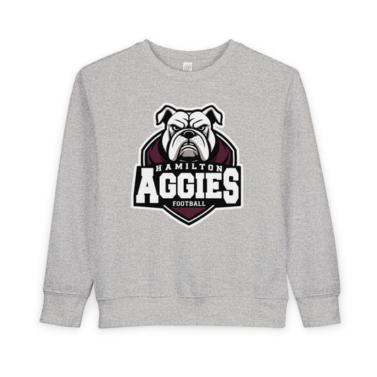 Toddler Crewneck Sweatshirt \ Hamilton Aggies Football \ HAF2