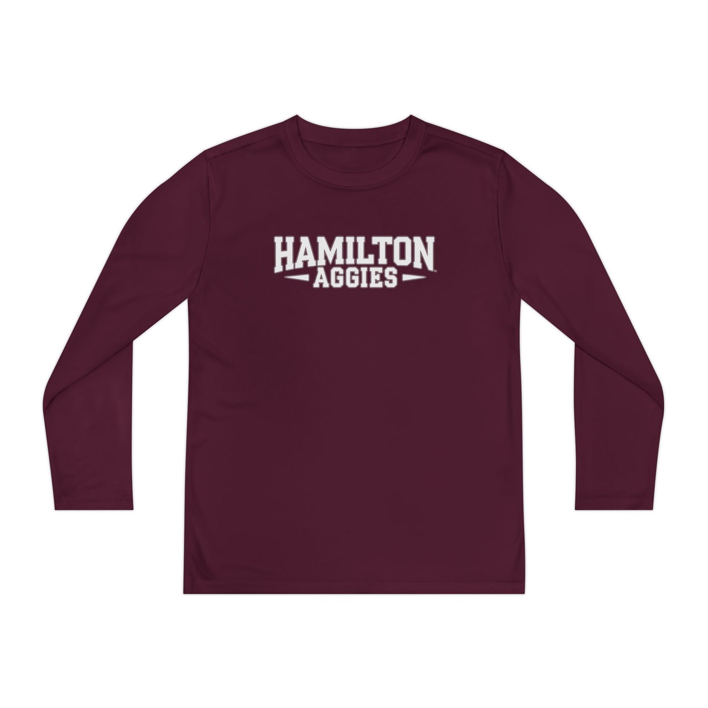 Youth Long Sleeve Tee \ Hamilton Aggies \ HA3