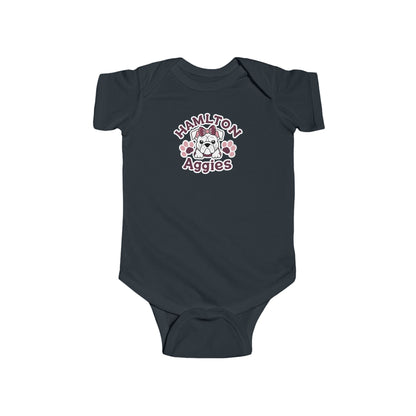 Short Sleeve Baby Bodysuit \ Hamilton Aggies \ HAG3