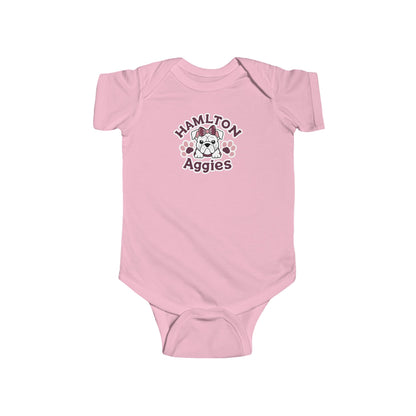 Short Sleeve Baby Bodysuit \ Hamilton Aggies \ HAG3