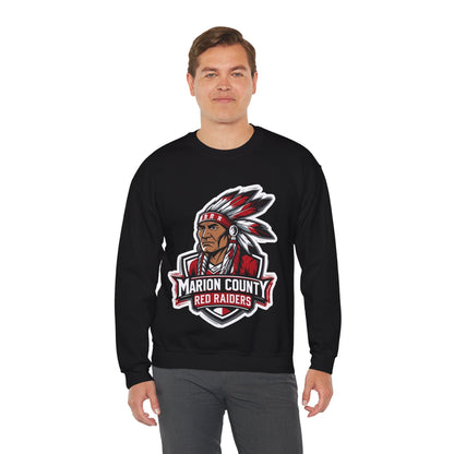 Adult Crewneck Sweatshirt \ Marion County Red Raiders \ MC2