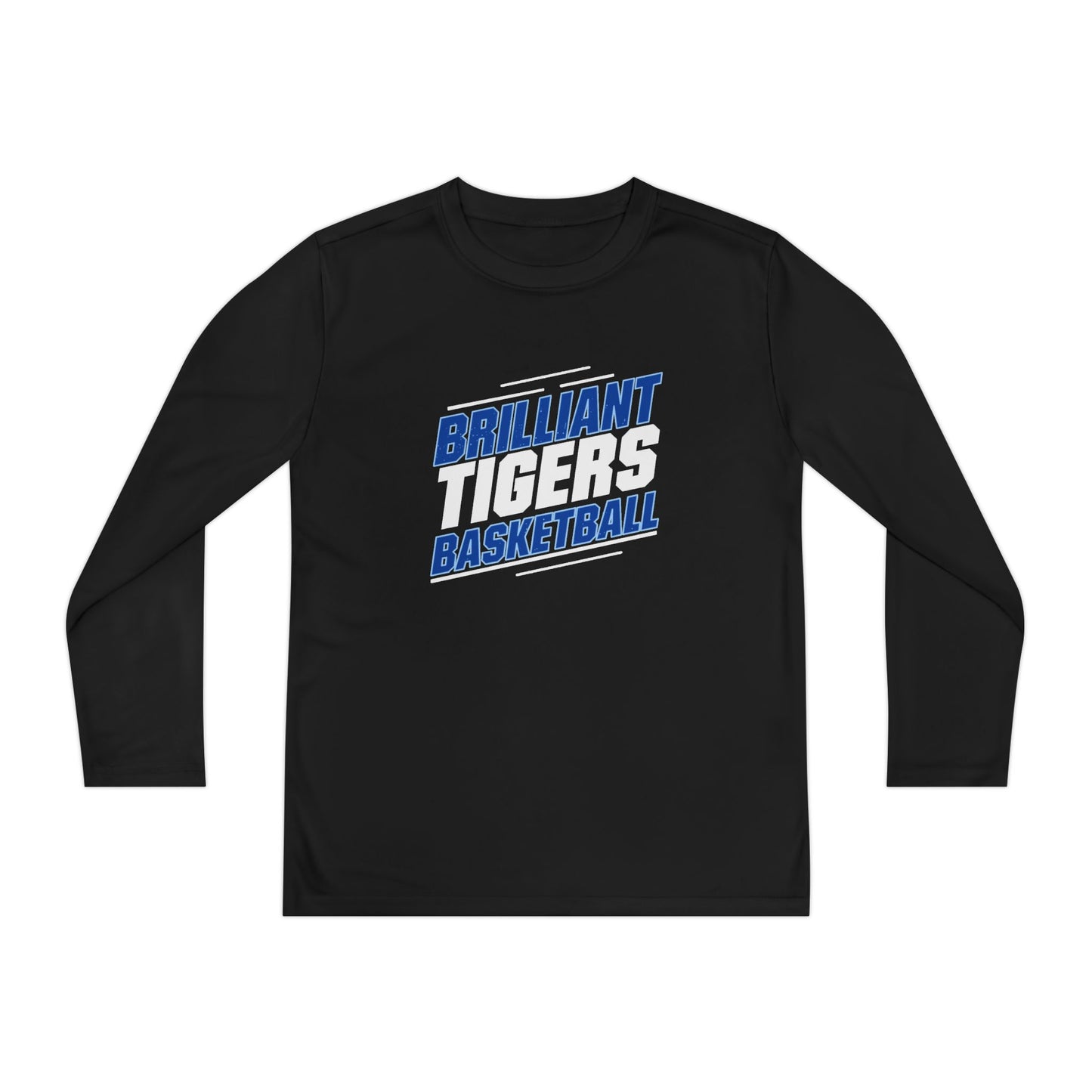 Youth Long Sleeve Tee \ Brilliant Tigers Basketball \ BTBK2