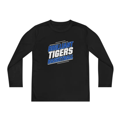 Youth Long Sleeve Tee \ Brilliant Tigers Basketball \ BTBK2