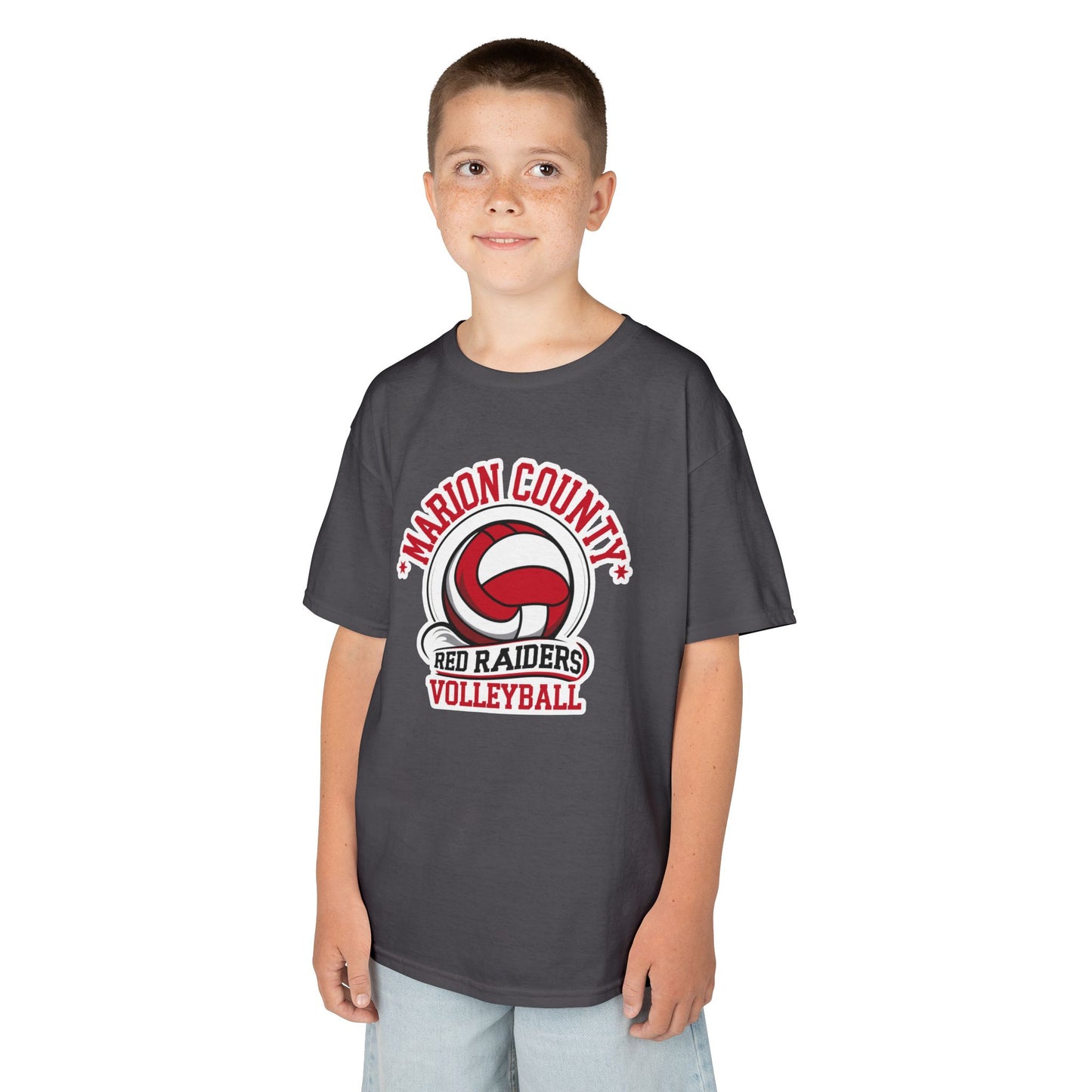 Youth Tee \ Marion County Red Raiders Volleyball \ MCV1