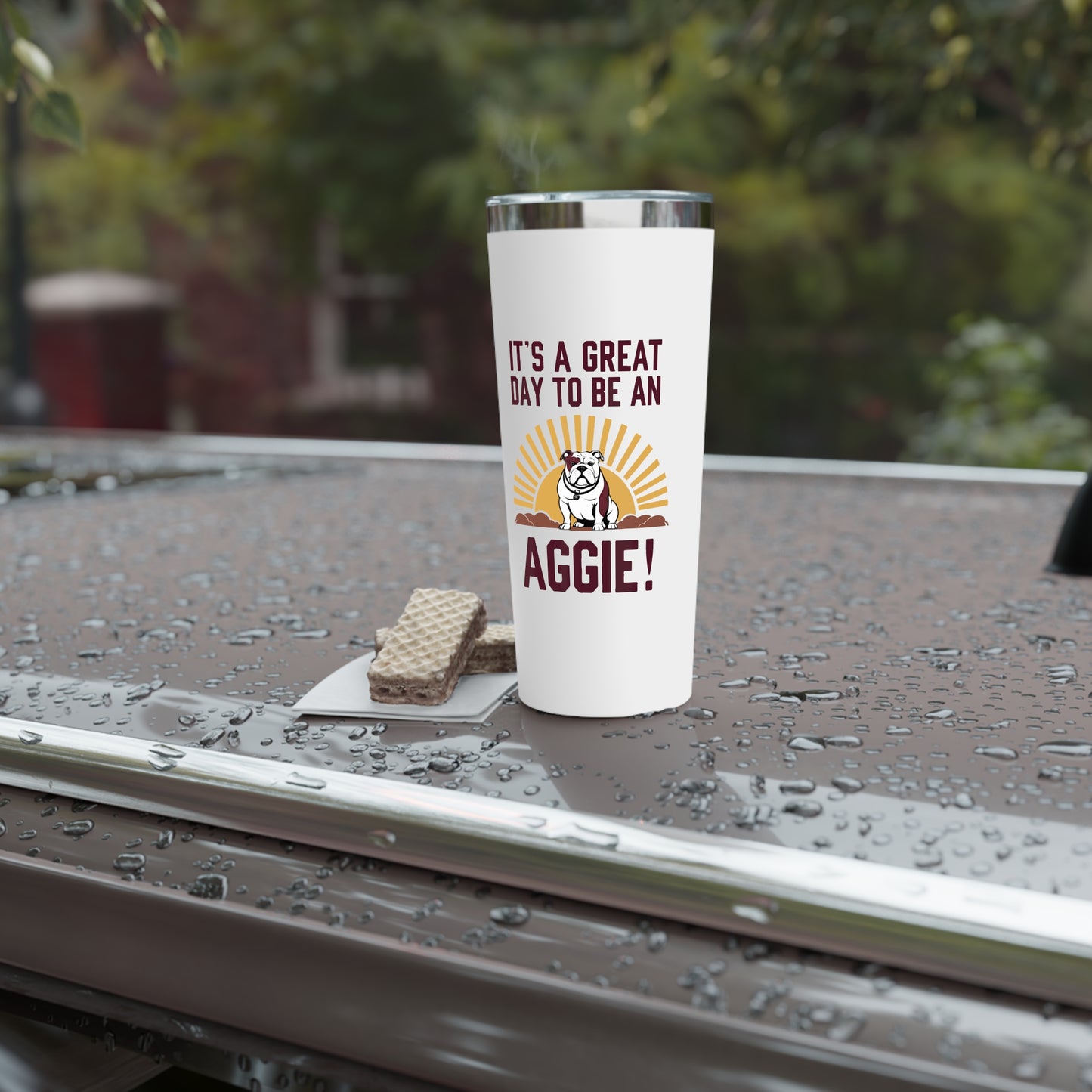 22oz Insulated Copper Tumbler \ It's a Great Day to be an Aggie! \ GDA4