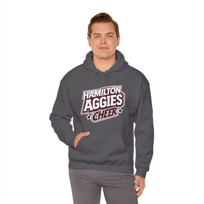 Adult Hoodie Sweatshirt \ Hamilton Aggies Cheer \ HAC1