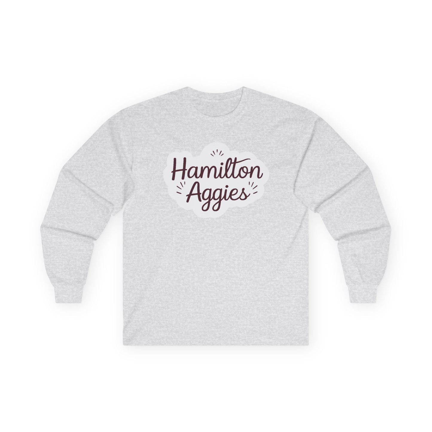 Adult Long Sleeve Tee \ Hamilton Aggies \ HAG1