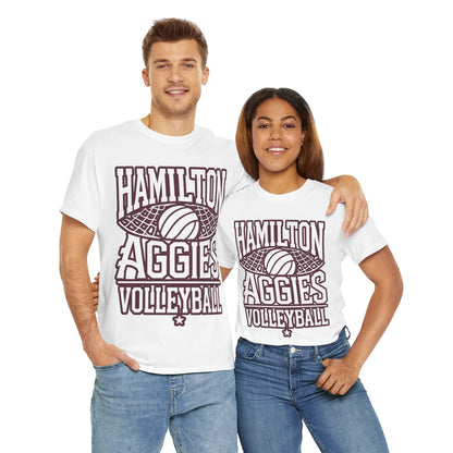 Adult Tee \ Hamilton Aggies Volleyball \ HAV2