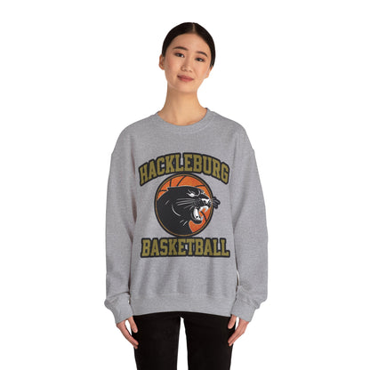 Adult Crewneck Sweatshirt \ Hackleburg Panther Basketball \ HPBK1