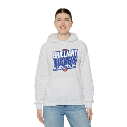 Adult Hoodie Sweatshirt \ Brilliant Tigers Basketball \ BTBK1