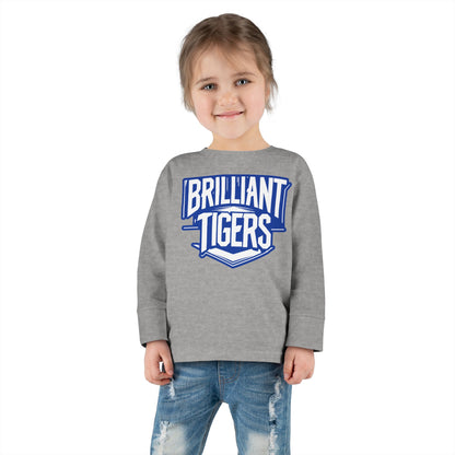 Toddler Long Sleeve Tee \ Brilliant Tigers \ BT2