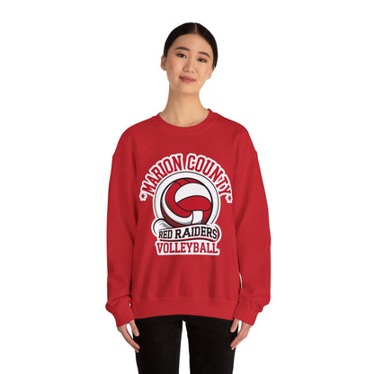 Adult Crewneck Sweatshirt \ Marion County Red Raiders Volleyball \ MCV1