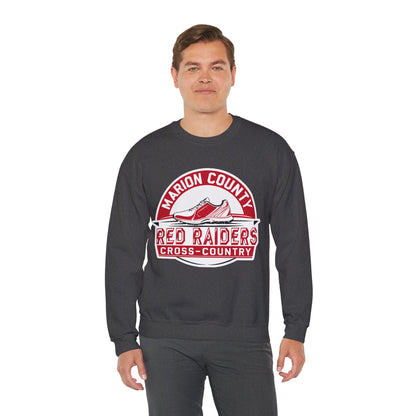 Adult Crewneck Sweatshirt \ Marion County Red Raiders Cross-Country \ MCCC1
