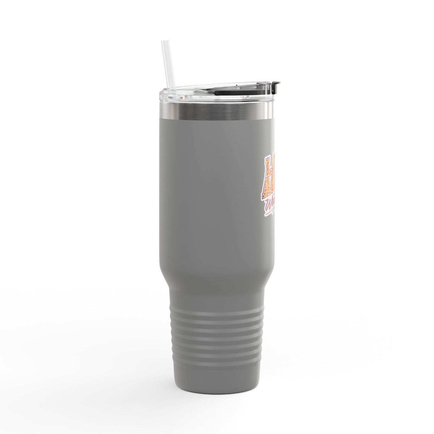 40oz Insulated Tumbler \ Hamilton Aggies Wrestling \ HAWG3
