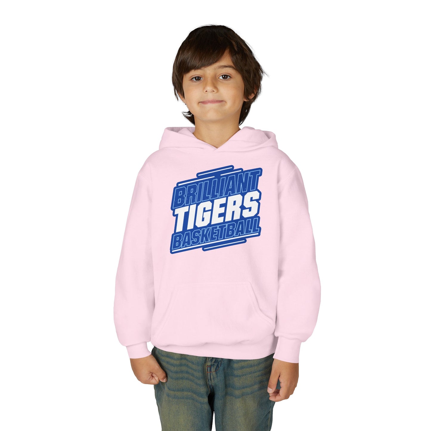 Youth Hoodie Sweatshirt \ Brilliant Tigers Basketball \ BTBK2