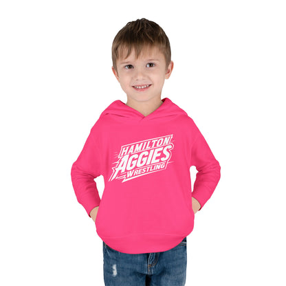 Toddler Hoodie Sweatshirt \ Hamilton Aggies Wrestling \ HAW1