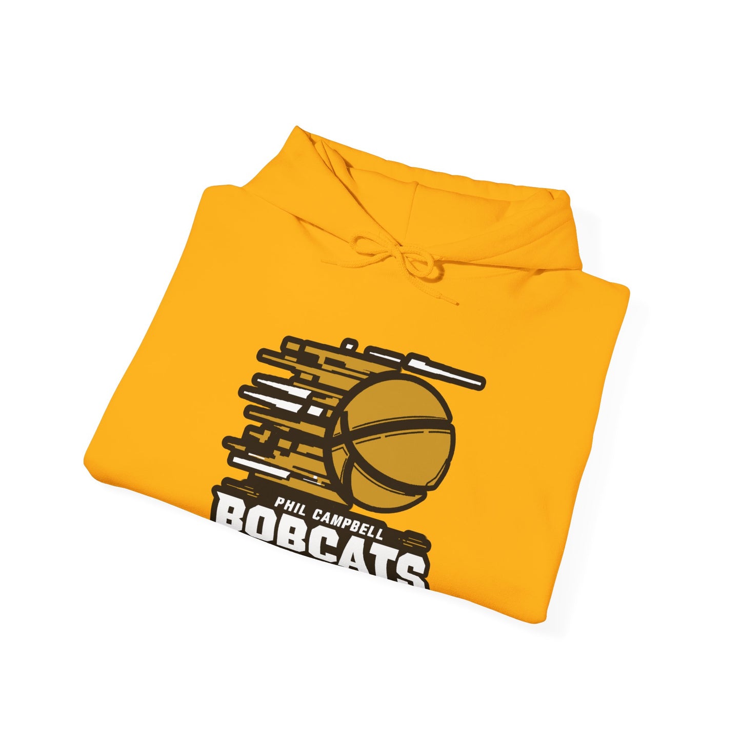 Adult Hoodie Sweatshirt \ Phil Campbell Bobcats Basketball \ PCBBK2